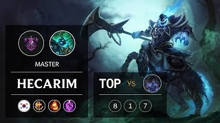 Hecarim Top vs Sylas - KR Master Patch 9.6