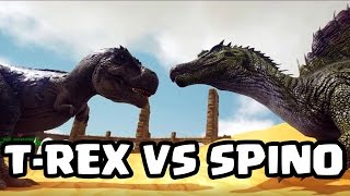 T-REX VS SPINOSAURUS | ARK: Survival Evolved | FINAL EPIC