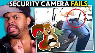 Adults React To Security Camera Fails! | React