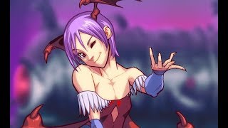 Darkstalkers vs Street Fighter V5 (M.U.G.E.N.)-Lilith Gameplay.