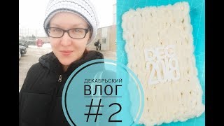 Декабрьский влог №2/ Вязанная обложка на ДД 2018/Хоккей/Купили елку