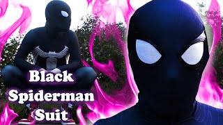 BLACK SPIDERMAN SUIT UNBOXING | Emma Spider | Zentai-Zentai