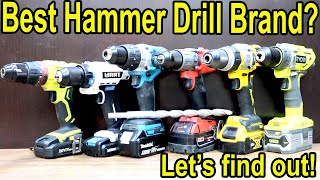 Best Hammer Drill Brand? Let's find out!