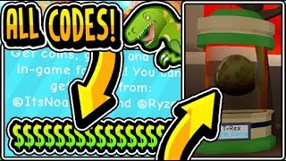 "??ALL NEW 6 DINOSAUR UPDATE 5 CODES 2019!!" ? Balloon Simulator Jurassic Land Update 5 (Roblox)