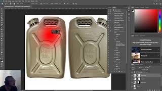 Cara membuat model 3D low poly sebuah jerigen bensin abu-abu dengan menggunakan 3ds Max 2018