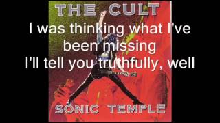 The Cult - Fire Woman LYRICS ON SCREEN