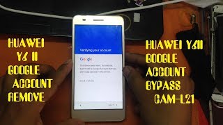 How to bypass Huawei Y6 II CAM L21 google account bypass