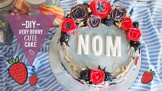 Autumnal Berry Cake | Most Satisfying Cake Decorating Video Ever | Greggy Soriano