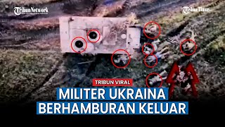 Granat DPR Masuk Akurat di Lubang M113 Ukraina