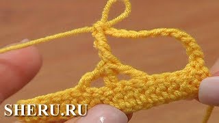 Как вязать комплексный или сложный столбик. Азы крючком Урок 26