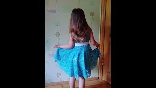 Розовое платье для девочки 8 лет, ч.1.  Pink dress for girl 8 years old, р.1. Crochet. Крючком.
