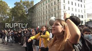 Italy: Rome student protest calls for climate action ahead of G20 summit