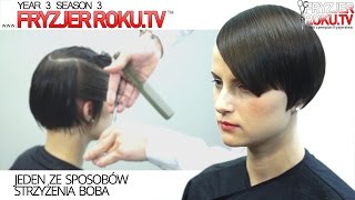 JEDEN ZE SPOSOBÓW STRZYŻENIA BOBA. FryzjerRoku.tv