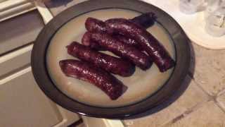 Grilled Deer Sausage