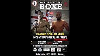 Boxe - "Gabriele Cossu vs Calogero Galici"