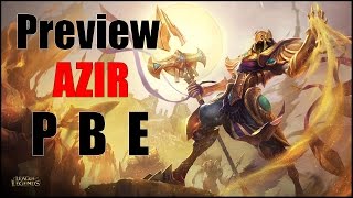 AZIR TEST PBE LOL - LA PUISSANCE DES CLONES ET DU DRAKE MID ! Gameplay FR par Jiraya
