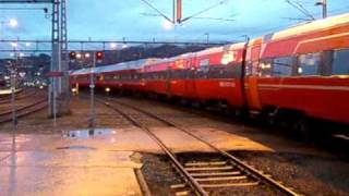 NSB night train for Oslo＠Trondheim