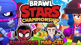 JUGANDO EL CAMPEONATO DEL MUNDO CON ALVARO845 Y MAR-CEU EN DIRECTO en Brawl Stars