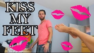 KISS MY FEET!! (8.4.16 - DAY 960) DAILY VLOG