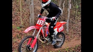 Pre Modern class at gatorback harescramble. 1993 CR250