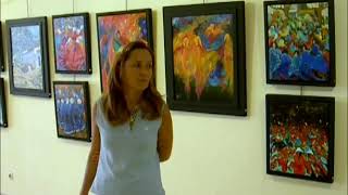 Elena Kudryashova a la Exposiciò de Martí Vergoñós, by Radio Pedret
