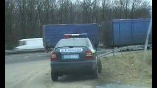 Весовой контроль 214 км дороги Киев-Одесса