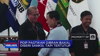 PDIP Pastikan Gibran Bakal Diberi Sanksi Tertutup