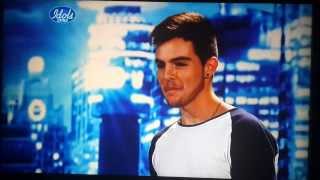 2013 SA Idols audition - Miguel Pregueiro funny Chipmunk rendition (I believe I can fly)