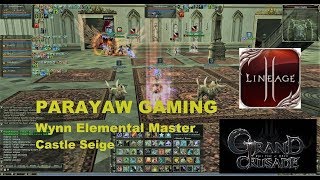 Lineage 2 Wynn Elemental Master Castle Seige Mass PvP 28 Oct 2018 (Lineage2CyFo)