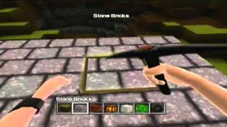 Castle Miner Episode 1 - Building A House - CovGers