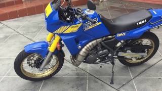 1988 Yamaha TDR250 running with Jim Lomas pipes