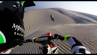 Desert motocross ride KTM 450 sxf 2017 & Honda CRF 450 r