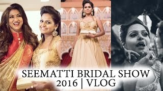 My first ever ramp walk for Seematti Beena Kannan Bridal show 2016