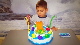 Ловим рыбку  Настольная детская игра рыбалка  Brettspiele Fisch Zircus