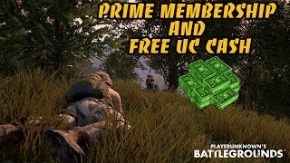 Pubgmobile prime membership free UC cash