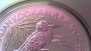 2015 Australia Kookaburra proof 10 oz 25th Anniver