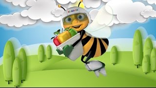 Easy apple puzzle game for toddlers, preschoolers, kids. Learn numbers and learn colours.