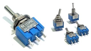 MTS-103-L ON-OFF-ON Тумблер 3 положения с фиксацией @ MTS-103 Переключатель 3 положения с фиксацией