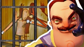 MY NEIGHBOR BUILDS A PRISON! | Hello Neighbor (Act 2)