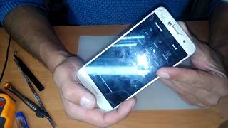 Разборка и замена модуля Huawei Y6 Pro TIT-U02