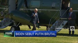 Kutuk Serangan Rusia, Biden Sebut Putin Brutal