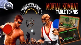 Mortal Kombat Table Tennis - Baraka vs. Johnny Cage!