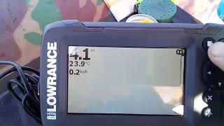 Lowrance hook2 4x gps на воде