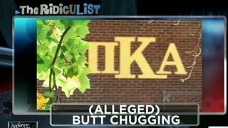"Butt chugging" makes its way on Anderson Cooper's RidicuList