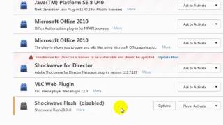 How to enable flash in firefox