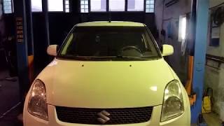 Suzuki Swift 2006 - 2009 г 1,5 бензин. Замена передней шаровой опоры.