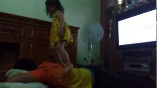 Her baby's father who trampled
