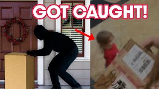 PACKAGE THEIF + Unboxing | CAUGHT IN 4k