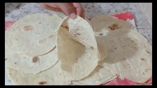 خبز الشاورما او خبز الشامي بطريقه سهله وزوينة