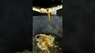Λιώσιμο κερήθρας με ατμό. Beecomp melting using steam!!!